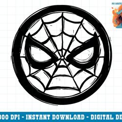 marvel spider-man woodcut logo png, sublimation copy