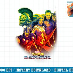marvel thor ragnarok rainbow glow team graphic png, sublimation png, sublimation.pngmarvel thor ragnarok rainbow glow te