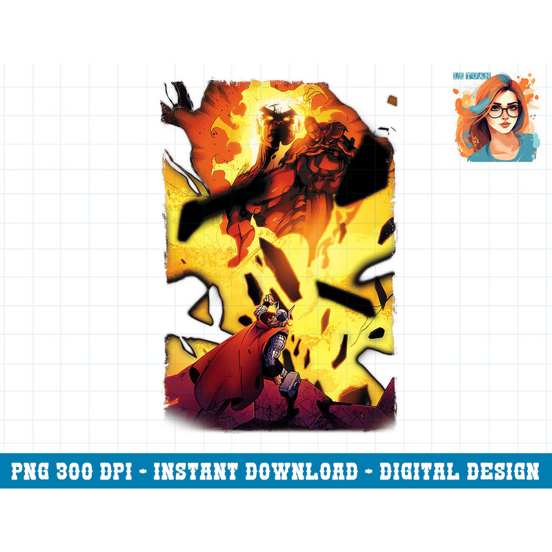 Marvel Thor Surtur Thunder God vs Fire God Graphic png, sublimation png, sublimation.pngMarvel Thor Surtur Thunder God vs Fire God Graphic png, sublimation png,