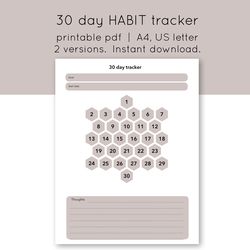 Water Tracker. Step Tracker, 30 Day Challenge. Fitness tracket. Savings Challenge. Habit tracker. Self care tracker