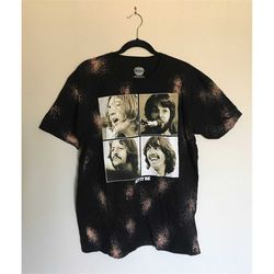 the beatles acid wash tee - let it be beatles shirt - size unisex xl