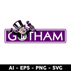gotham gothopoly svg, gotham svg, png dxf eps file - digital file