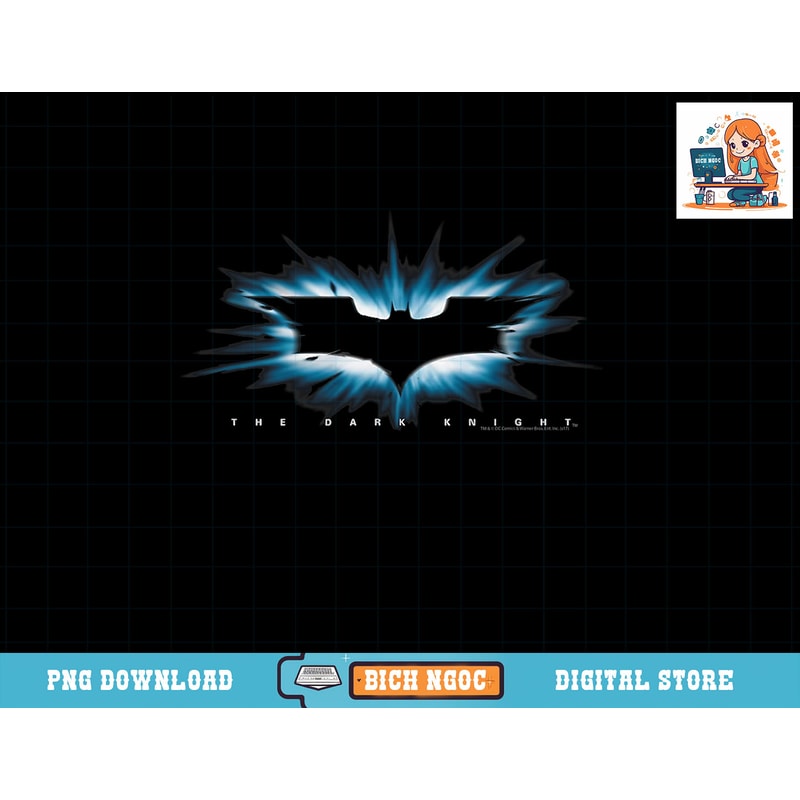 Batman Dark Knight High Impact Burst Logo T-Shirt copy.jpg