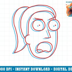 rick and morty 3d summer png, sublimation copy