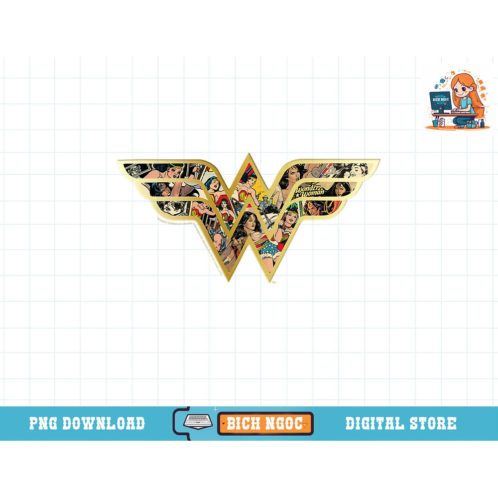 DC Comics Wonder Woman Symbol Build Up Fill T-Shirt copy.jpg