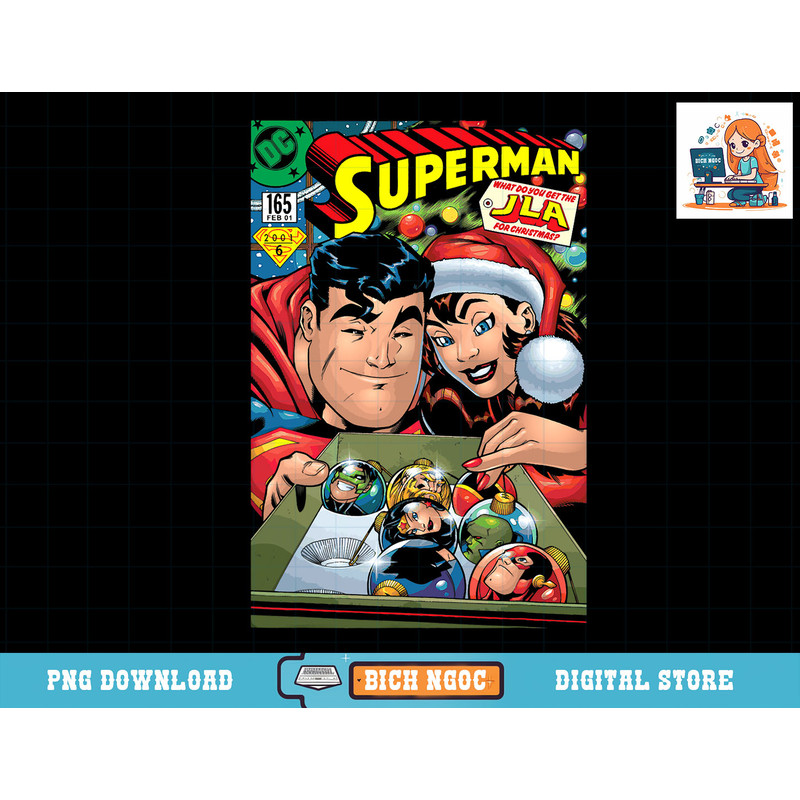 US DC Superman Cover 165 Xmas Lois Lane 01 T-Shirt copy.jpg