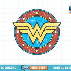 us dc wonder woman logo circle distressed 01 _h t-shirt copy png