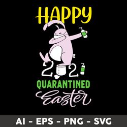 happy quarantined easter 2021 dabbing mask bunny svg, bunny svg, png dxf eps file - digital file