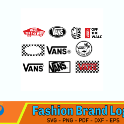 vans logo svg, vans logos, cricut vans, vans logo transparent png, vans off the wall logo,fashion brand logo svg, bundle