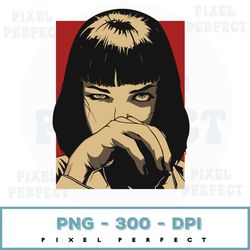 mia wallaces pulp fictions png