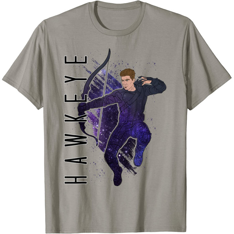 Marvel Avengers Endgame Hawkeye Galaxy Painted Graphic Tee1.jpg