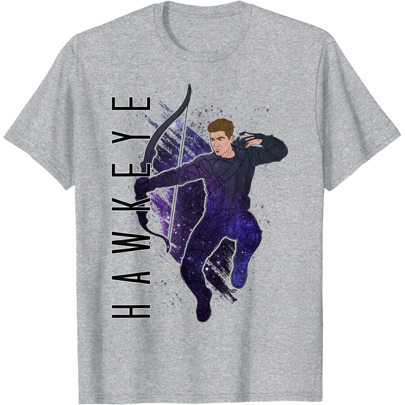 Marvel Avengers Endgame Hawkeye Galaxy Painted Graphic Tee2.jpg