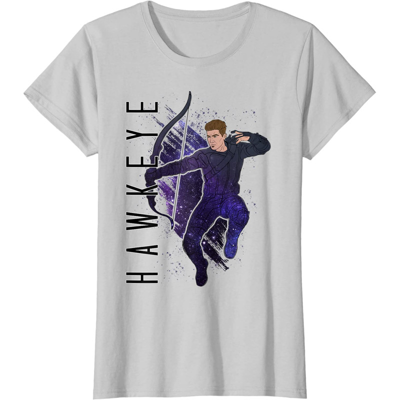 Marvel Avengers Endgame Hawkeye Galaxy Painted Graphic Tee4.jpg