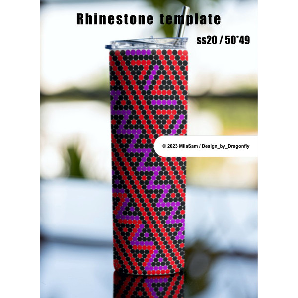 rhinestone tumbler template ss20 ss16  honeycomp Including 20oz 30oz Sublimation 8.jpg