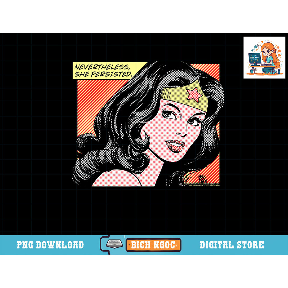 Wonder Woman She Persisted T-Shirt copy.jpg