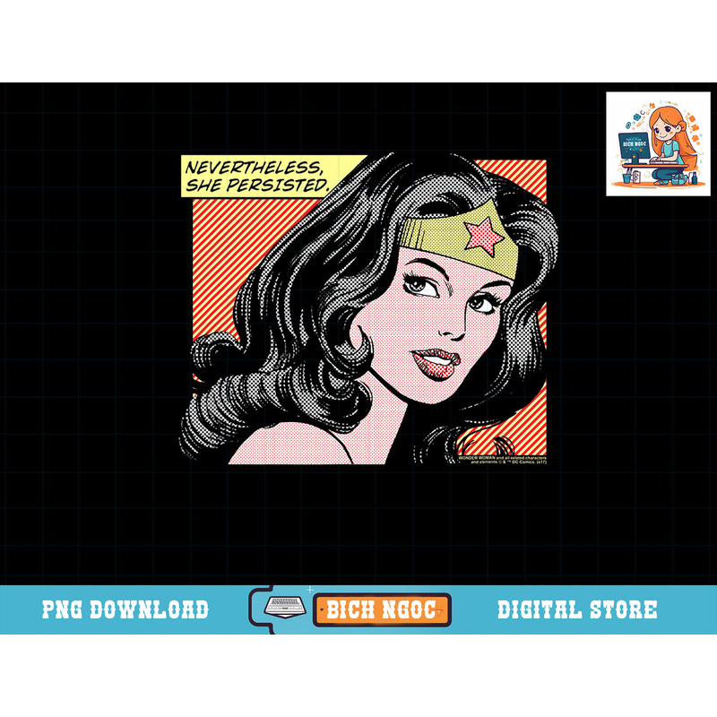 Wonder Woman She Persisted T-Shirt copy.jpg