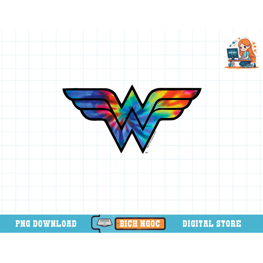 Wonder Woman Tie Dye Logo T Shirt T-Shirt copy.jpg