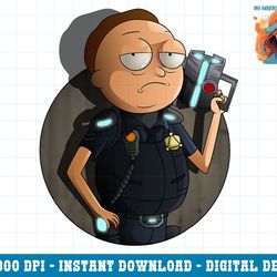 rick and morty shirt cop morty png, sublimation copy