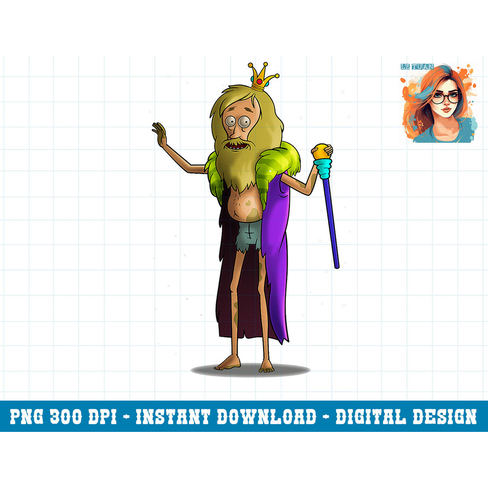 Rick and Morty Shirt King Tommy png, sublimation copy.jpg