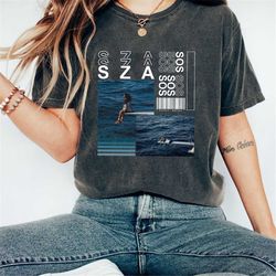 vintage sza sos shirt, sza shirt, s.o.s new album shirt, sza merch, sza tour shirt