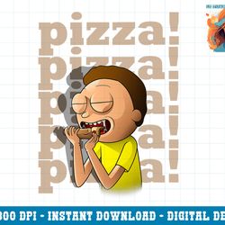 rick and morty shirt pizza lover morty png, sublimation copy