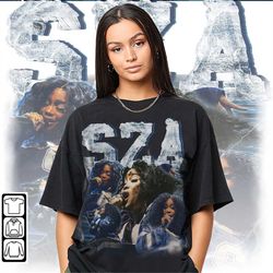sza merch t-shirt - ctrl album lyrics aesthetic music tee 2022 sos vibes