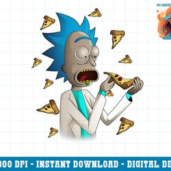 rick and morty shirt rick loves pizza png, sublimation png, sublimation copy