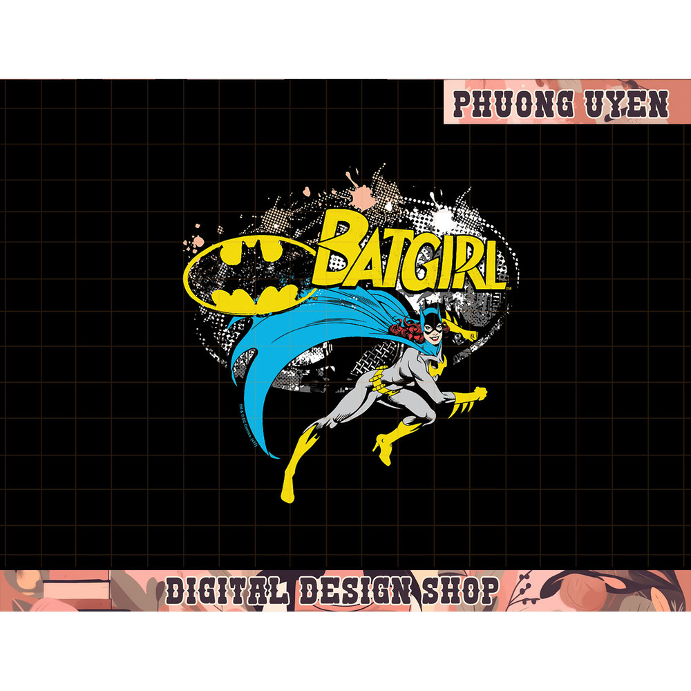 Batgirl Halftone T Shirt png, sublimate.jpg
