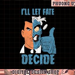 batman animated series two-face fate decide png, sublimate