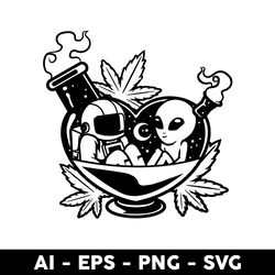 high astronaut and alien svg, alien svg, astronaut svg, png dxf eps digital file - digital file