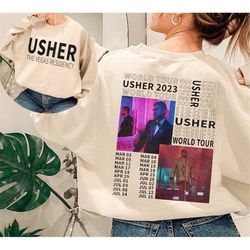 Usher My Way The Vegas Residency Tour 2023 Sweatshirt, Usher 2023 Music Tour Shirt, Usher Music Concert Las Vegas T-Shir