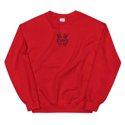 embroidered sza butterfly unisex sweatshirt