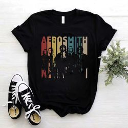 Aerosmith Retro Vintage T-Shirt, Aerosmith Shirt Gift, Retro Gift Tee For You And Your Friends