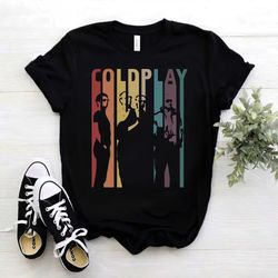 vintage retro - coldplay t-shirt, coldplay gift, retro gift tee for you and your friends