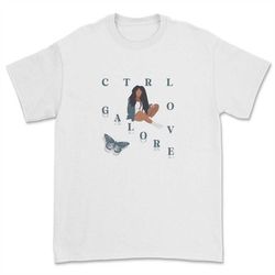 ctrl love galore t shirt, sza ctrl t shirt, aesthetic t shirt, hip hop, rap, and r&b-inspired t shirt, graphic t shirt,