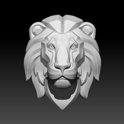 3D Model STL CNC Router and 3D Printing file Lion head