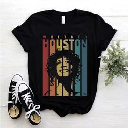 whitney houston retro vintage t-shirt, whitney houston shirt, retro gift tee for you and your friends