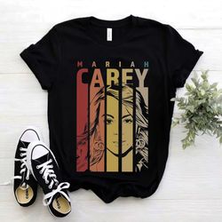 vintage retro mariah carey t-shirt, mariah carey shirt gift, retro gift tee for you and your friends