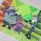 Gravity Falls-karaoke-sheriff-Dipper- Mabel Pines-Mystery Shack-cartoon-green watercolor-painting-5.JPG