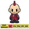 Chibi Guardians of the Galaxy clipart set, svg cut files for Cricut  Silhouette, Guardians of the Galaxy volume 3 svg, Star-Lord svg, png16.jpg