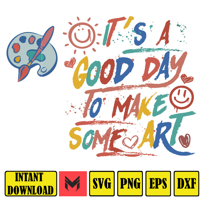 It’s A Good Day To Make Art Comfort Colors Shirt, Art Lover Shirt, Art Teacher Shirt, Artist Tshirt, Teacher Art Shirt, Art Comfort Colors.jpg