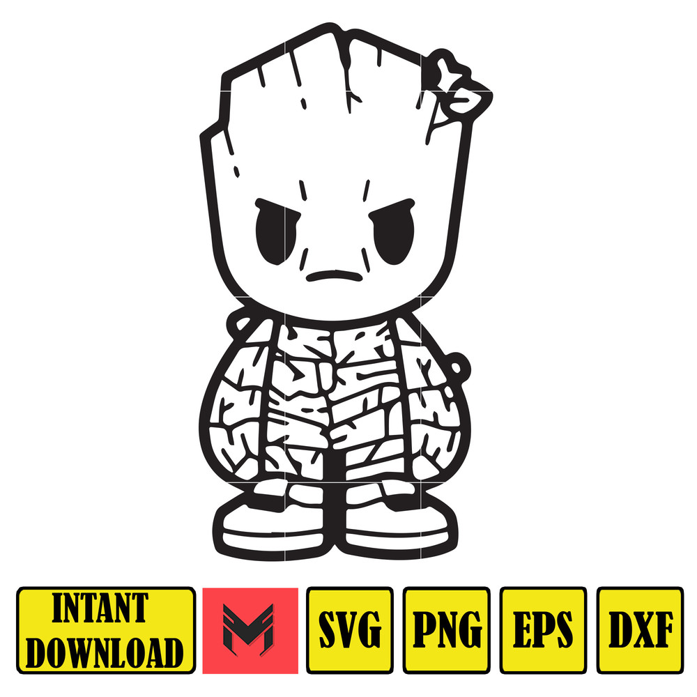Chibi Guardians of the Galaxy clipart set, svg cut files for Cricut  Silhouette, Guardians of the Galaxy volume 3 svg, Star-Lord svg, png1.jpg