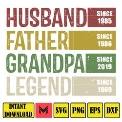 vintage husband father grandpa legend svg, funny husband svg, father's day png, vintage dad svg, dad jokes, gift for hus