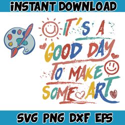 it's a good day to make art comfort colors shirt, art lover shirt, art teacher shirt, artist tshirt, teacher art shirt,