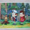 Gravity Falls-Mable-Pines-Dipper-lantern-in-the-woods-cartoon-adolescents-watercolor-painting-8.JPG