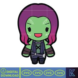 chibi guardians of the galaxy clipart set, svg cut files for cricut silhouette, guardians of the galaxy volume 3 svg, s