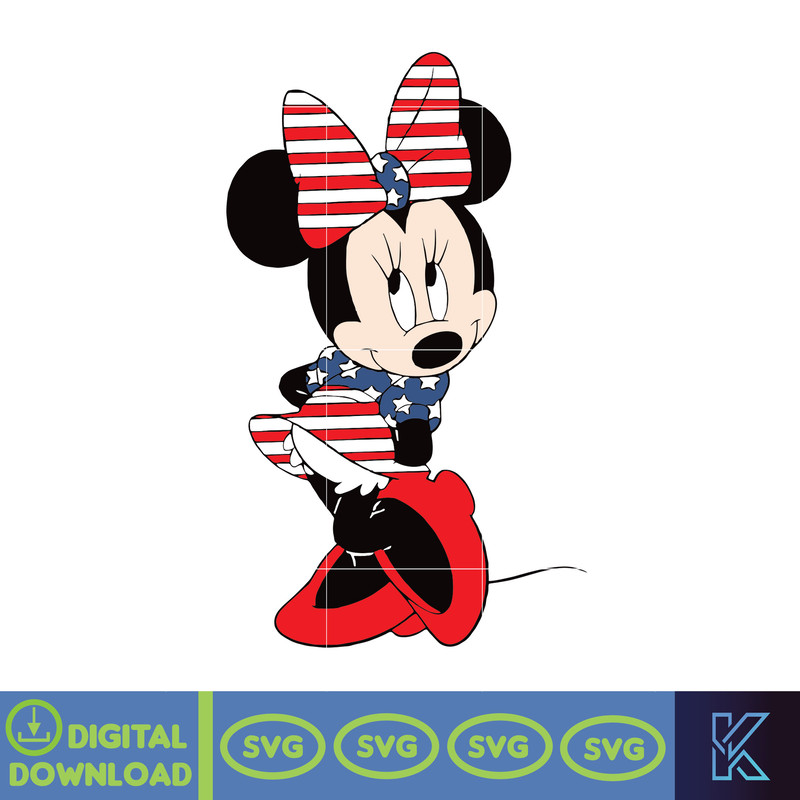 Mouse And Friends 4th Of July Png, Red White And Blue, American Freedom, Happy 4th Of July, Fourth Of July Png, Family Vacation 2023 1.jpg