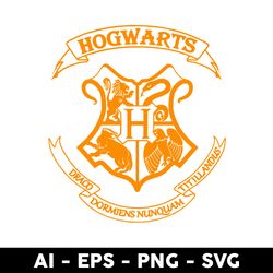 hogwarts symbole svg, hogwarts logo svg, hogwarts svg, harry potter svg, wizard school svg - digital file