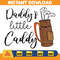 Daddy's Little Caddy Png, Happy Father's Day Golf Dad, Golf Png, Baby Png, Daddy, Baby Onesie, Gift For Dad Png, Golf Sublimation PNG.jpg
