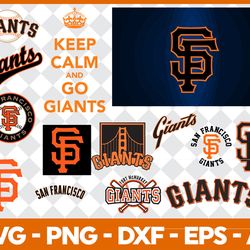 San Francisco Giants Baseball Bundle Svg, MLB Logo Svg, MLB Svg, Baseball Team Svg File Cut Digital Download